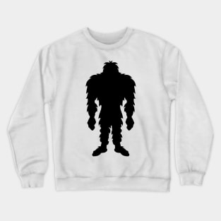 Funny Bigfoot Silhouette Crewneck Sweatshirt